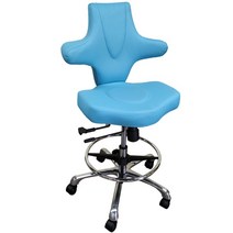 가슴받이의자 초음파 요추 앞받이 병원 안락한 시술 검사의자, 인체공학 의자 블랙