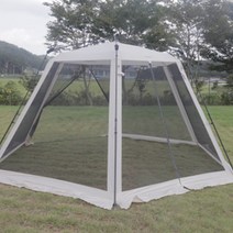 오토헥사스크린 오헥스 자동 육각 쉘터 메쉬 대형그늘막 차박, 쉘터(아이보리플라이포함)