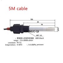 온도 습도 센서 보일러 온수매트 부품 스위치 NTC 컨트롤러 케이블 EC 전극 전도도 백금 측정기 스테인레스 스틸 고온, NTC10K K 1.01