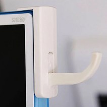 모니터 헤드셋걸이 헤드폰 책상 이어폰 거치대 스탠드, 블랙CM003701