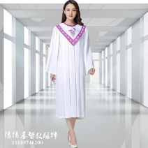 성가대복 성가대가운 찬양 현대 의류 크리스찬 교회 합창단 성자 의상 여성 성직자 가운 시 클래스 서비스 수녀 노래 AliExpress, design 11+M