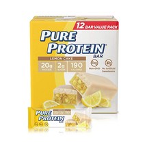 Pure Protein 퓨어프로틴 단백질 바 레몬 케이크 1.76oz 12개입, Lemon Cake