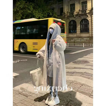알파카 후드 와이드 여성 퍼롱코트 빅사이즈 무스탕 자켓 하프코트 플리스 뽀글이 클래식