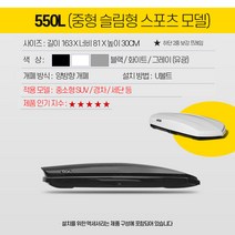 자동차 루프백 차량 루프박스 바스켓 지붕 수납 방수 3d 짐 보관 캐리어, 제외, 화이트, 550L, 1개