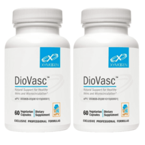XYMOGEN DioVasc 500mg 디오스민 헤스페리딘 비건 캡슐 60 정 2팩, 2개세트