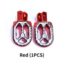 Surron Foot Pegs 페달 지원 라이트 비 X 전자 자전거 스쿠터 Dirtbike 오토바이 오프로드 수정 액세서리 SUR-RON, red 1PCS