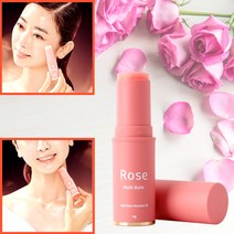 투제이유니버스 ﻿내추럴데이 로즈 멀티밤 스틱 주름 미백 바르는 수분 콜라겐 탄력 크림 눈 목 주름 리프팅, 투제이유니버스 본상품선택, 투제이유니버스 단품, 10g