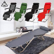 코마캠프 특대형 침대의자 3단변신체어, 카키