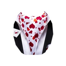 Dubulle Cravat 남성용 포켓 스퀘어 및 커프링크스 애스코트 손수건 세트 솔리드 퍼플