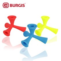 버지스 BURGIS 휘둘러 3단 높이조절 멀티 삼발이 골프티, 핑크