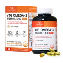 캐나다 초임계 알티지오메가3 6개월분 1300mg 180캡슐 rtg오메가3 엔초비