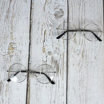 ABON15678 쌩얼안경 베이직 안경테 은색