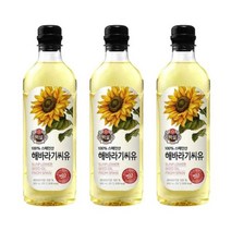 백설 해바라기유 900ml x 3개