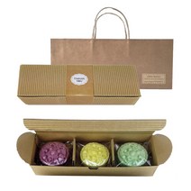아로마키스 핸드메이드 천연비누 엔틱 선물세트, 엔틱3구+쇼핑백, 1세트