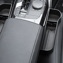 보쉘 차량용 시트 틈새 수납함 사이드포켓 운전석+보조석 세트, 블랙