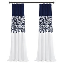 러쉬데코 에스테이트 가든 프린트 룸 다크닝 윈도우 거실형커튼 패널 2개입