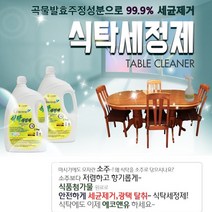 업소용 테이블세정제 18.75L 테이블소독제 식품첨가물원료로 안전하게 세정, 1개