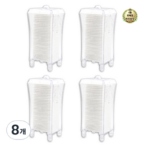 라이브잇 세븐스타 크리스탈 화장솜 케이스, 32개입, 투명