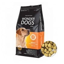 원더독스 어덜트 큰알갱이 중대형견용 14kg 건식사료, ☆민일☆, 1