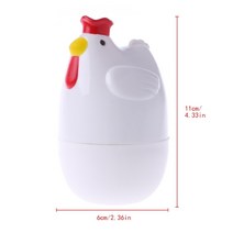 치킨 모양의 전자 레인지 보일러 휴대용 한 계란 밥솥 컵 찐 주방 요리 도구 아침 식사 베이킹 액세서리, [01] for 1 egg