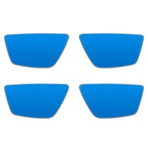 차량 호환 부품 교체용 포드 포커스 2012-2018 액세서리 자동차 스타일링을위한 4pcs 스테인레스 스틸 인테, 05 Focus blue