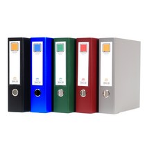 합지 3공 D링 바인더 삼정파일스 링바인더 하드커버 파일철, 흑색, 7cm