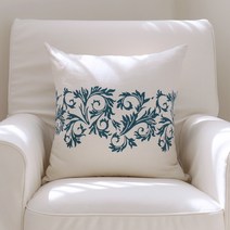 유노야 프렌치로코 쿠션커버 (아칸서스 터키 솔리드 터키 50X50)