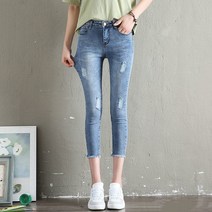 데미지 데님 팬츠 스판 스키니 슬림 키 뉴타임즈 C10 T855N867