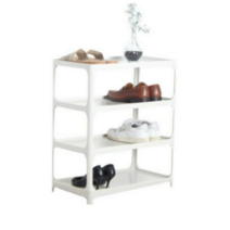 프라임 와이드 4단 신발 정리대, 1 . 화이트, 2개