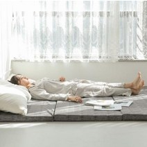 laterior 접는매트리스 간이 손님용매트리스 자취생 미니 3단 접이식매트릭스 토퍼