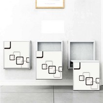 신발 의자 접이식 현관 벽걸이 붙박이 벽의자 공간, 행운의 엘크액자 포함