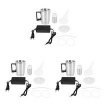 헤드라이트 복원 자동차 유리복원 3X 헤드 라이트 수리 수정 스팀 연마 화학 클리너 EU 플러그, 산호 레드