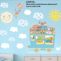 Kids D.I.Y Sticker_누꼬뺑_바람따라 여행을, 1개