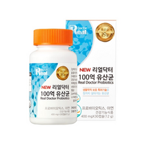 고르구매샵 장건강 프로바이오틱스 리얼닥터 400mg 30정 아연, 1개, 30캡슐
