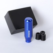 8.5CM 기어 시프트 노브 수동 변속기 스틱 레버 시프터 자동차 유니버셜 알루미늄 컬러 레드 블랙 골드 블루 퍼플, 03 Rs-Blue