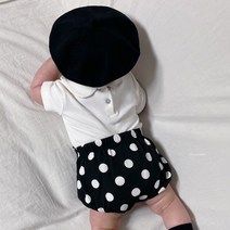(당일발송)베이비 도트 체크 블루머 돌전 돌후 신생아옷내새끼들