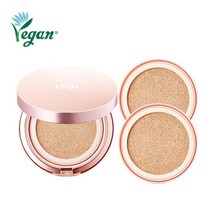 [아이소이] 비건 쿠션 SPF38 PA++21호 세트(본품1개+리필2개), 단품, 단품