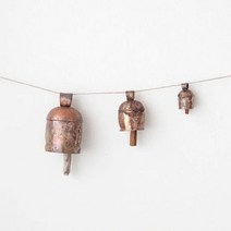 포그린넨워크 빈티지 도어벨 풍경종, L