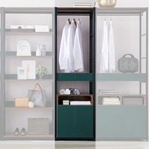 [우아미아이] [우아미가구] 라레리 드레스룸 진열장 600, 색상:멀바우