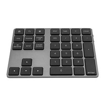 키보드 Mugast 와이어-레스텐키 34키 BT텐키 고내구 HUB Type-C USB 3.0 키보드 Windows 대응 컴퓨터 PC 대응(블랙)