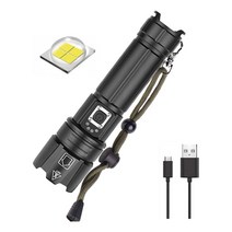랜턴 캠핑용 LED 후레쉬 낚시 X72랜턴/4800루멘 고성능 XHP70 LED후레쉬/직접 충전 빠른배송 hmjy몰, 본품