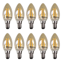 비츠온 LED 에디슨 촛대구 COB E14 4W (10개입) 촛대 전구 램프 미니 꼬마 램프 조명, 일반형, 10개