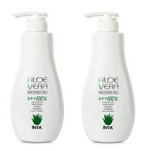 (본사)500g1+1인타 100% 알로에 베라리커버리 겔 젤, 2개, 500ml