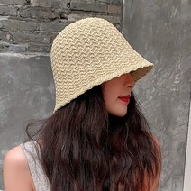 린넨 여자 버킷햇 여름모자 여성 벙거지모자