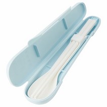 이케아 미닥시에스트 수저세트+케이스 블루 숟가락14cm+젓가락17.5cm+케이스