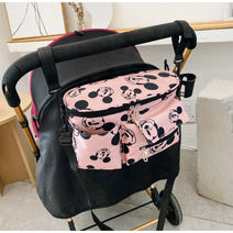 강아지 애견 유모차 산책 보조 가방 크로스 숄더 백 개모차 중형견 소형견 대형견 노견 바구니, 핑크