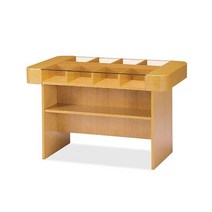 [국내제작] 은행 사각 필경대 PHO-1500 오크 월낫 관공서 학원, 오크(밝은나무색)