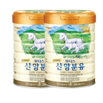 일동 후디스 산양분유 3단계 프리미엄 800g x 2캔, 일동후디스 프리미엄 산양분유 800g 3단계 2캔