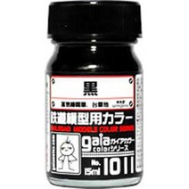 gaianotes 가이아노츠 27511[가이아 컬러 철도모형용 컬러 시리즈 1011 검정 15mL 반광택], 단일