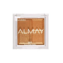 Almay의 아이섀도우 팔레트 오래 지속되는 아이 메이크업 매트 메탈릭 새틴 및 글리터 피니시의 싱글 셰이드 아이 컬러 저자극성 100 유니콘 0.1온스, 순금, 0.12온스(1팩)
